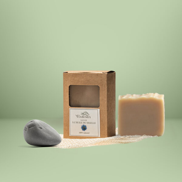 Pur Éclat: Savon à l'Huile de Nigelle HABESHA – L’Essence de la Nature en Barre